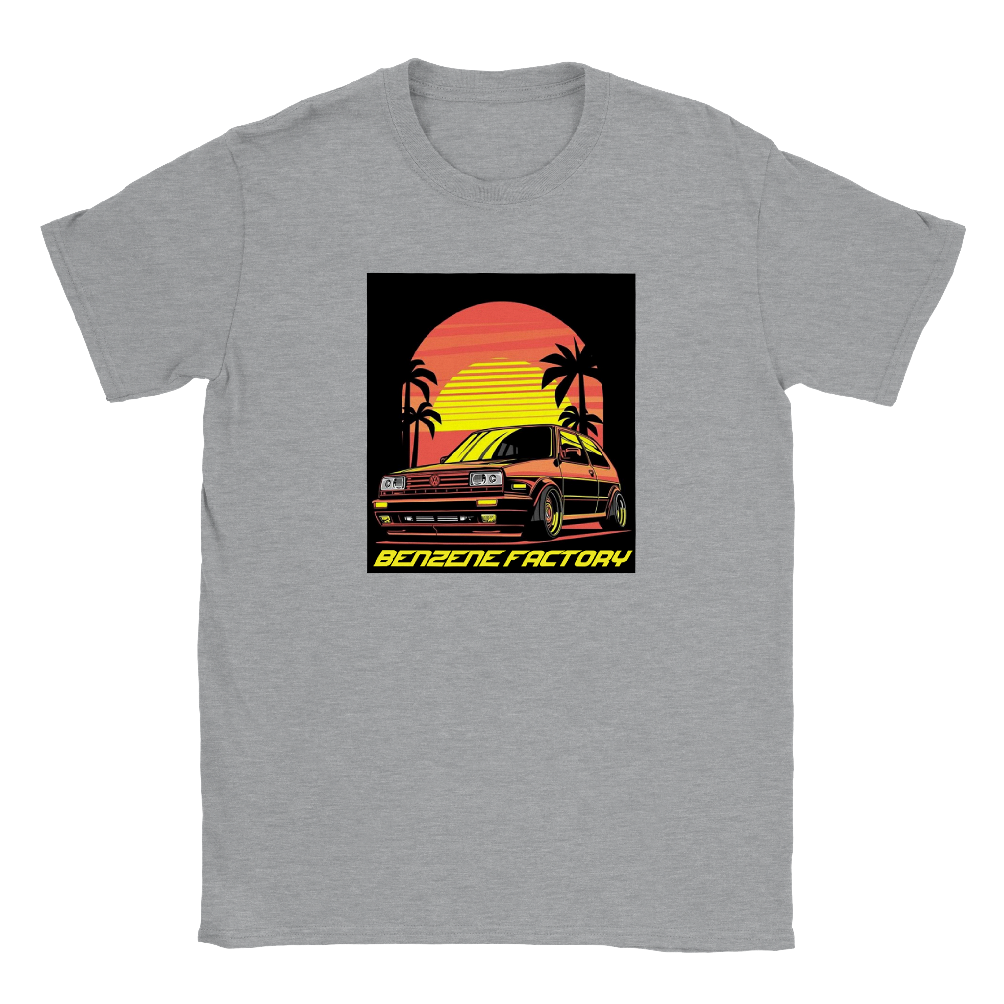 T-shirt Golf Sunset